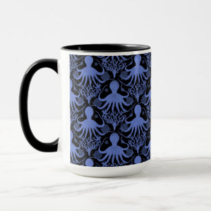Caneca Octopus (dark background)
