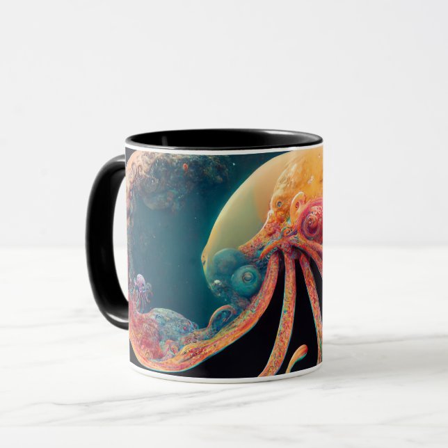 Caneca Octopus in space and time (Frente Esquerda)