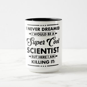 Caneca Ocupação/Profissão Engraçada Super Cientista Legal
