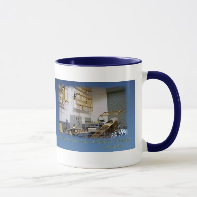 Caneca Ode aos aviões de Homebuilt (Direita)