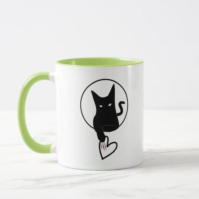 Caneca Ode to Love Cat Mug de Adiela Akoo (Esquerda)