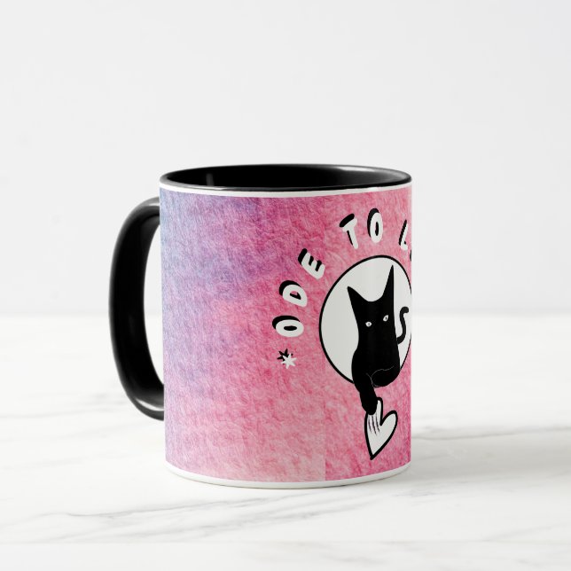 Caneca Ode to Love Cat Mug de Adiela Akoo (Frente Esquerda)