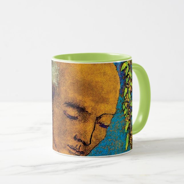 Caneca Odilon Redon A Coroa - Simbolismo de Arte Fina (Frente Esquerda)