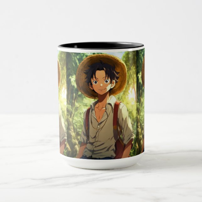 Caneca "Odisseia do macaco D. Ruffy: Tributo da Fusão de  (Centro)