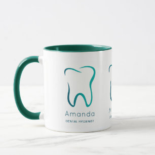 Caneca Odontologia dentária Profissão Médica