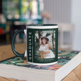 Caneca Oferta de Graduação de Foto e Cotação do Formando
