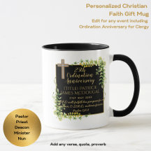 Oferta Personalizada do Padre de Ordenação de 25