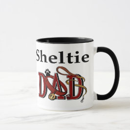 Caneca Ofertas de Pai de Sheltie