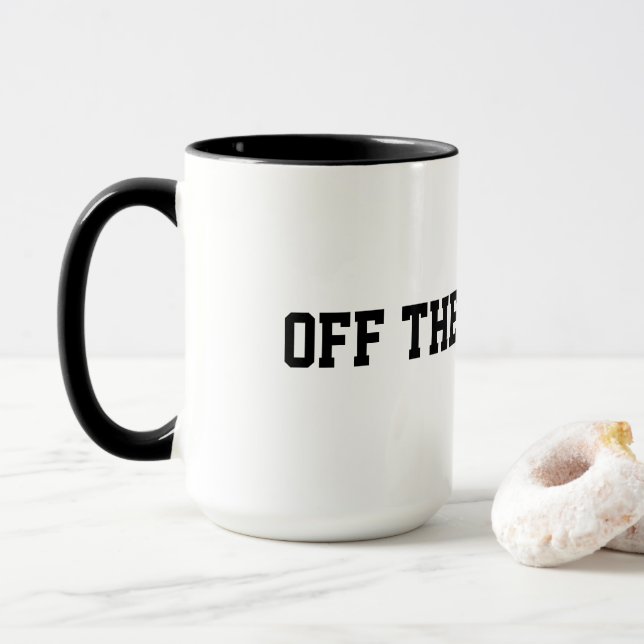Caneca Off the record coffee mug (Com Donut)