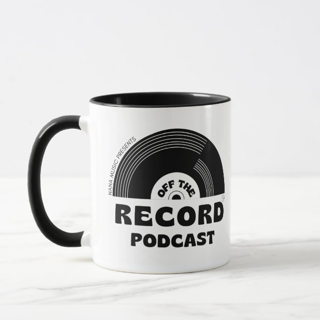 Caneca Off The Record Podcast Mug (Esquerda)