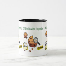 Caneca Official Cookie Inspector Mug – Funny Coffee Cup