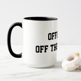 Caneca "Officially Off The Record" Court Reporter Coffee