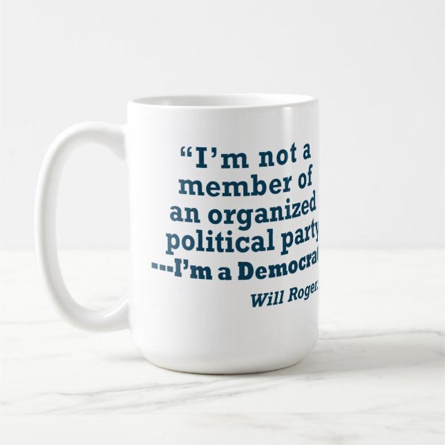 Caneca oficial de Democratas do distrito 11 de San (Esquerda)