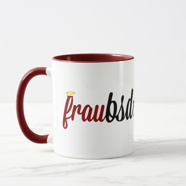 Caneca oficial de FrauBSD (Esquerda)
