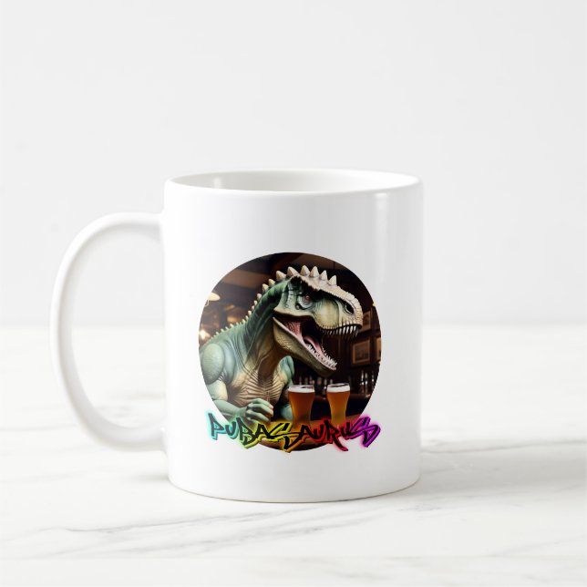 Caneca Oficial de Pubasaurus por BAD Dino (Esquerda)