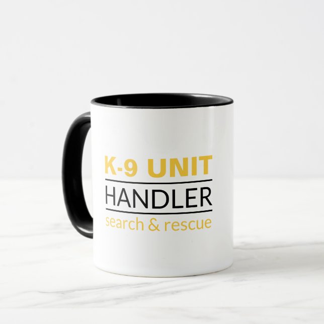 Caneca Oficial K9 (Frente Esquerda)