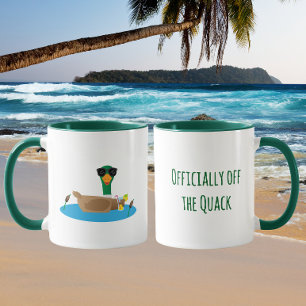 Caneca Oficialmente fora do Quack 