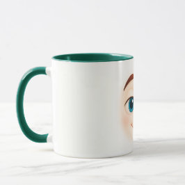Caneca oft crush smile – sweet blue eyed emoji
