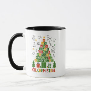 Caneca Oh Chemistree Natal – Festa Divertida de Química d