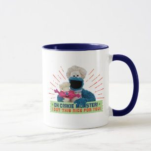 Caneca Oh Cookie Monster! Eu tenho isto bom para você
