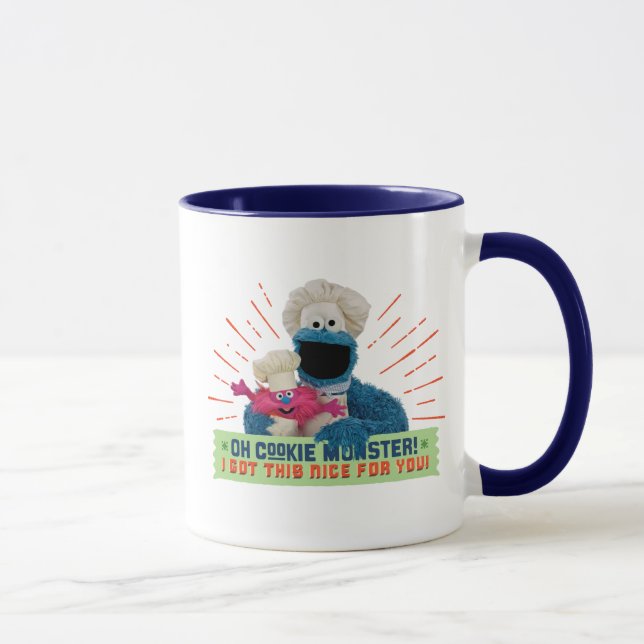 Caneca Oh Cookie Monster! Eu tenho isto bom para você (Direita)
