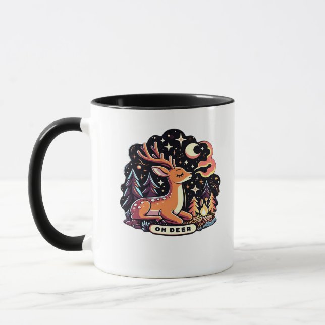 Caneca Oh Deer Contemporary Graphic Vibe (Esquerda)