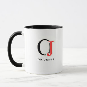 Caneca Oh Juses Typografia Art