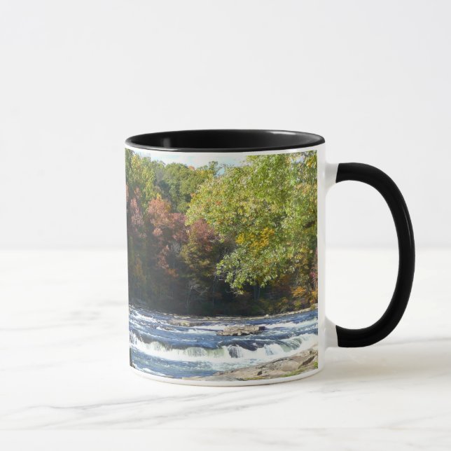 Caneca Ohiopyle River Rapids in Fall Pennsylvania Autumn (Direita)