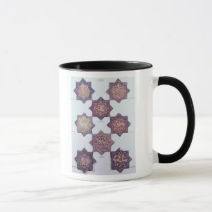 Caneca Oito azulejos decorados com animais