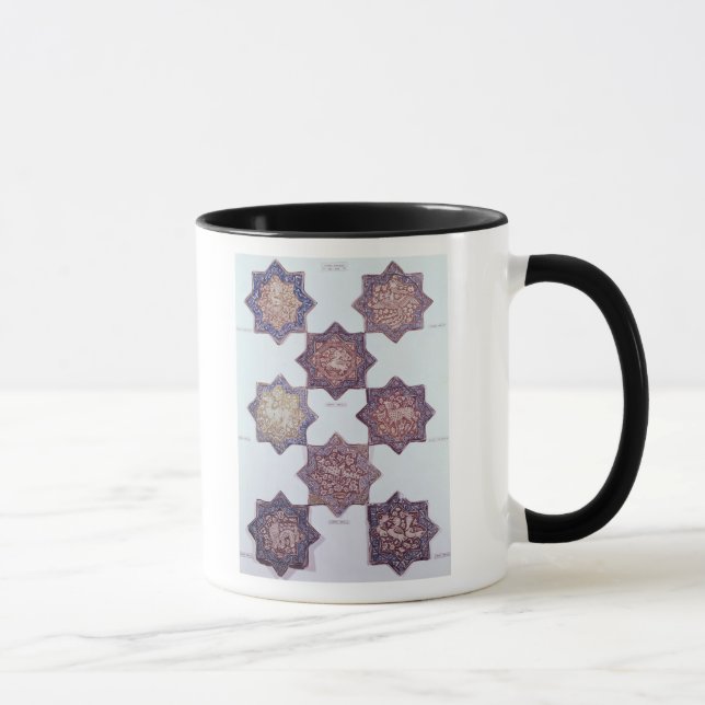 Caneca Oito azulejos decorados com animais (Direita)