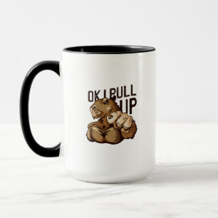 Caneca Ok, Eu Puxo Capybara Meme - Gym Muscular Capybara