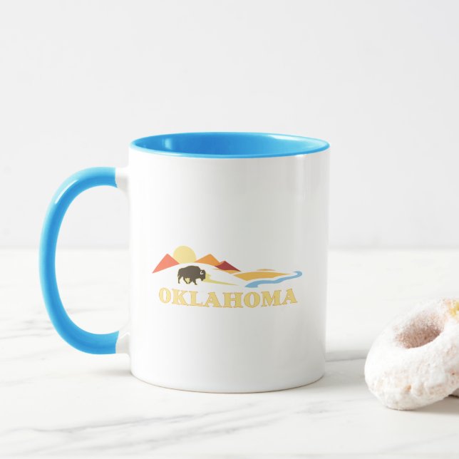 Caneca Oklahoma Estados Unidos da América (Com Donut)