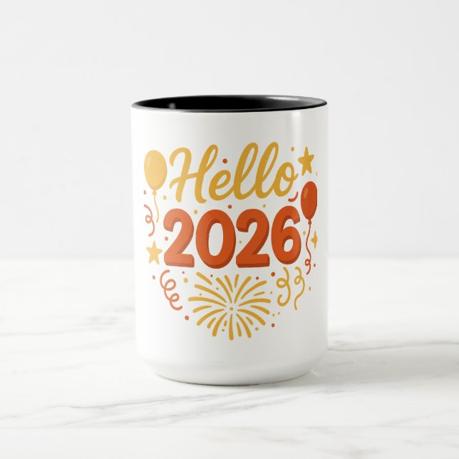 Caneca Olá 2026 (Centro)