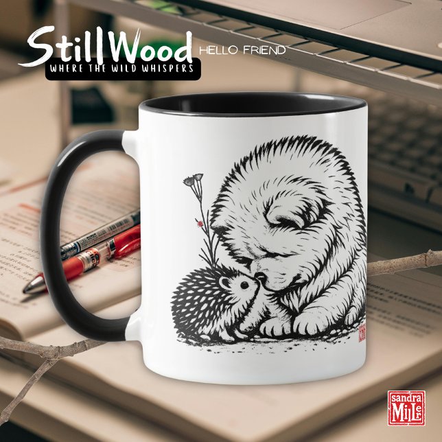 Caneca OLÁ AMIGO • StillWood • Chow & Hedgehog (Criador carregado)
