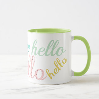 Caneca Olá, Bonitos presentes de saudação.