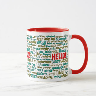 Caneca Olá! (caneca da multi língua)