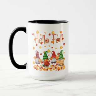 Caneca Olá Fall Gnome 15oz Mug
