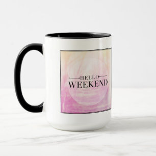 Caneca Olá! fim de semana