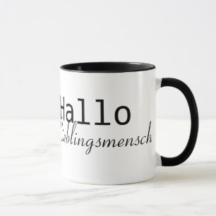 Caneca Olá! Lieblingsmensch