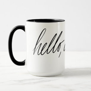 Caneca Olá, Querido manuscrito