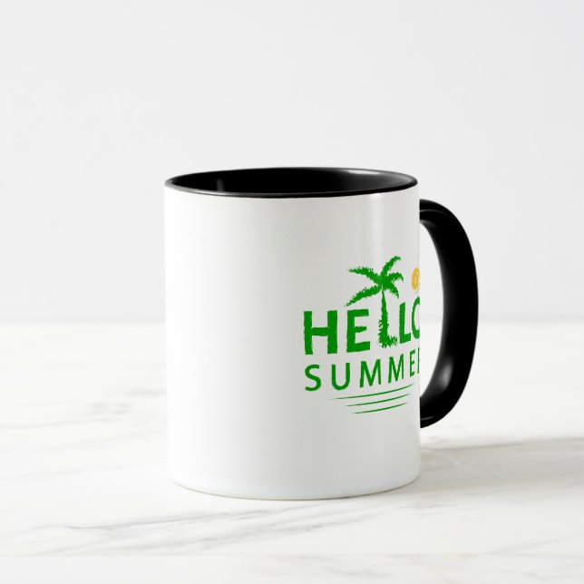 Caneca Olá Summer (Frente Esquerda)