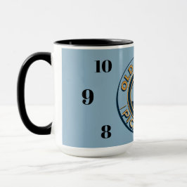 Caneca Old School Pickleball  clock mug