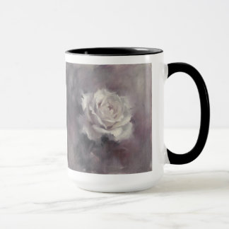 Caneca "Óleo Pintura de Rosa Única"