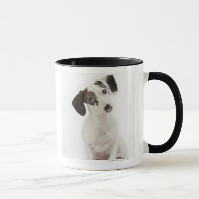 Caneca Olhar fixamente fêmea do filhote de cachorro do (Direita)