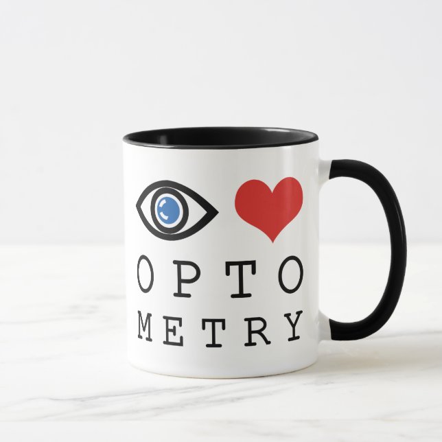 Caneca Olho Ama Optometria (Direita)