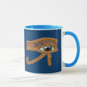Caneca Olho de Horus Antigo Egípcio Art Mug