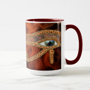Caneca Olho de Horus Wadjet egípcio Art Mug