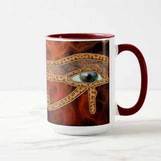 Caneca Olho de Horus Wadjet egípcio Art Mug