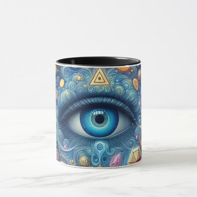 Caneca Olho Místico Psicodélico (Centro)