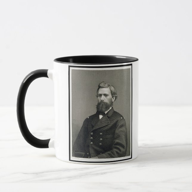 Caneca Oliver Otis Howard (1830-1909), gravado por Robert (Esquerda)